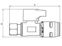 EvoPEX Straight Stop - Dimensions