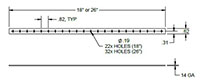 HoldRite HYCO Bar - Dimension