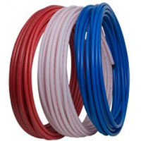 Pex pipe coils