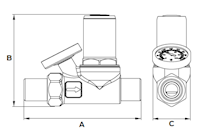Thermal Balancing Valve_dimensions
