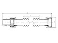 Brass Expansion Water Heater Connector - Dimensions