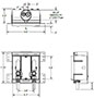 HoldRite™ HR-W Series Washing Machine Outlet Box - Dimension