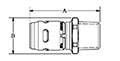 Male Connectors - Dimensions