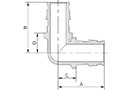 Poly Elbow - Dimensions